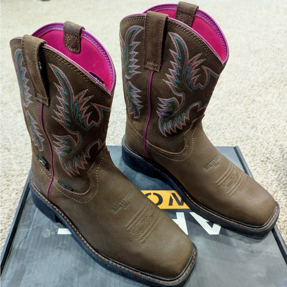 Ariat Krista MetGuard Steel Toe Work Boots size 8.5